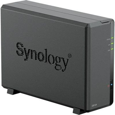 Сетевое хранилище NAS Synology DS124 1-bay настольный RTD1619B