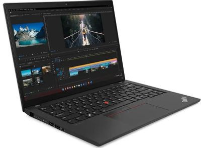 Ноутбук Lenovo ThinkPad T14 G4 14", IPS, Intel Core i7 1355U 1.7ГГц, 10-ядерный, 16ГБ DDR5, 512ГБ SSD,  Intel UHD Graphics, без операционной системы, черный [21hesdxl00]
