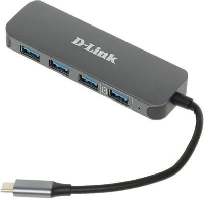 Хаб (разветвитель) D-Link DUB-2340, черный [dub-2340/a1a]