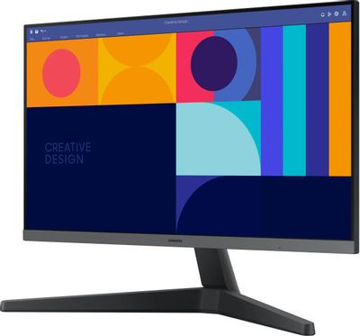 24" Монитор Samsung S24C330GAI,  1920x1080,  IPS,  100Гц,  1хHDMI,  1хDP,  черный [ls24c330gaixci]