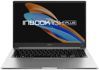 Ноутбук INFINIX Inbook Y3H PLUS YL513H 15.6", IPS, Intel Core i5 12450H 2ГГц, 8-ядерный, 16ГБ LPDDR4x, 512ГБ SSD,  Intel UHD Graphics, Free DOS, серый [71008302606]