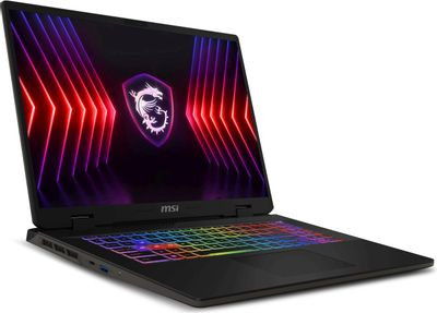 Ноутбук игровой MSI Sword 17 HX B14VGKG-048XRU 17", IPS, Intel Core i9 14900HX 2.2ГГц, 24-ядерный, 16ГБ DDR5, 1ТБ SSD,  NVIDIA GeForce  RTX 4070 для ноутбуков - 8 ГБ, без операционной системы, серый космос [9s7-17t214-048]