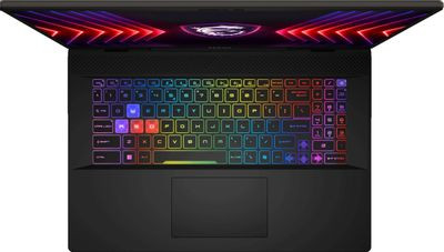 Ноутбук игровой MSI Sword 17 HX B14VGKG-048XRU 17", IPS, Intel Core i9 14900HX 2.2ГГц, 24-ядерный, 16ГБ DDR5, 1ТБ SSD,  NVIDIA GeForce  RTX 4070 для ноутбуков - 8 ГБ, без операционной системы, серый космос [9s7-17t214-048]