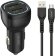 Автомобильное зарядное устройство PERO AC04,  2xUSB,  USB type-C,  12Вт,  2.4A,  черный [aс04tcb]