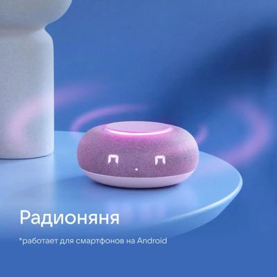 Умная колонка VK Капсула Мини 5Вт, с Марусей, розовый [mrc02pi]