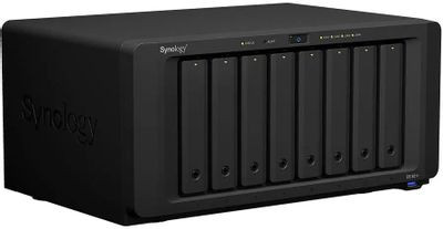 Сетевое хранилище NAS Synology Original DS1821+ 8-bay настольный Ryzen V1500B