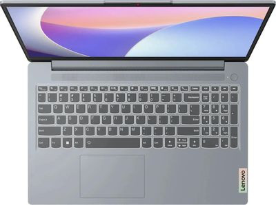 Ноутбук Lenovo IdeaPad Slim 3 15IAH8 15.6", 2023, IPS, Intel Core i5 12450H 2ГГц, 8-ядерный, 8ГБ LPDDR5, 512ГБ SSD,  Intel UHD Graphics, без операционной системы, серый [83er007prk]
