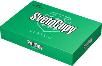 Бумага SVETOCOPY Classic C, A4, офисная, 500л, 80г/м2, белый, покрытие матовое /матовое