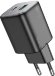 Сетевое зарядное устройство Hoco N41 Almighty Black, USB + USB type-C, 20Вт, 3A, черный Сетевое зарядное устройство Hoco N41 Almighty Black, USB + USB type-C, 20Вт, 3A, черный