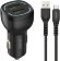 Автомобильное зарядное устройство PERO AC04,  2xUSB,  microUSB,  12Вт,  2.4A,  черный [aс04mcb]