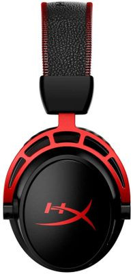 Гарнитура игровая HYPERX Cloud Alpha Wireless (CA002),  для компьютера и игровых консолей, мониторные,  радио, черный  / красный [4p5d4aa]