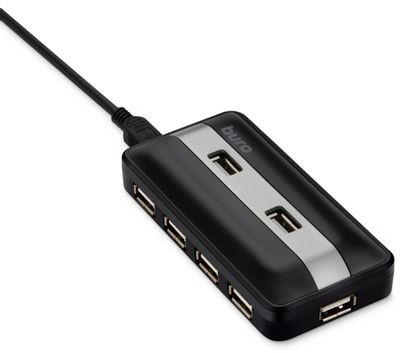 Хаб (разветвитель) Buro BU-HUB7-U2.0, черный