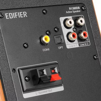 Колонки Bluetooth Edifier R1380DB,  2.0,  светлое дерево/ черный