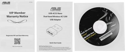 Wi-Fi адаптер ASUS USB-AC53 Nano USB 2.0 Wi-Fi адаптер ASUS USB-AC53 Nano USB 2.0