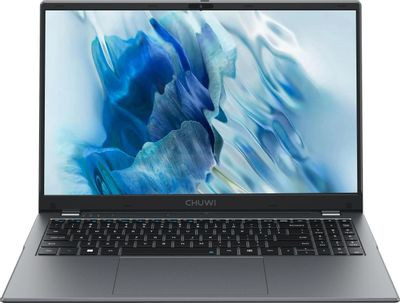 Ноутбук CHUWI GemiBook plus 15.6", IPS, Intel N100 0.8ГГц, 4-ядерный, 8ГБ LPDDR5, 256ГБ SSD,  Intel UHD Graphics, Windows 11 Home, серый [1746273]