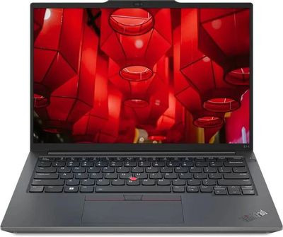 Ноутбук Lenovo ThinkPad E14 G5 14", IPS, AMD Ryzen 7 7730U 2ГГц, 8-ядерный, 16ГБ DDR4, 512ГБ SSD,  AMD Radeon, без операционной системы, черный [21jss0y500]