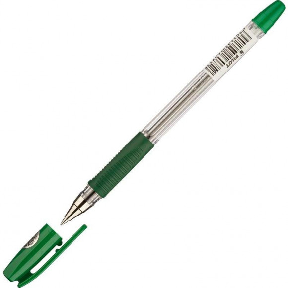 Ручка шариковая Pilot BPS, зеленая, манжетка, 0,32 мм Ручка шариковая Pilot BPS, зеленая, манжетка, 0,32 мм