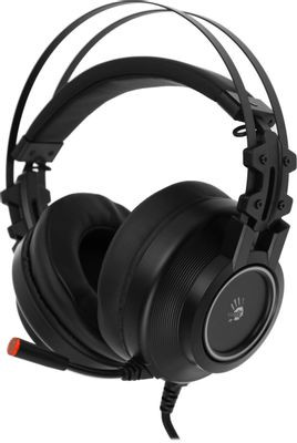 Гарнитура игровая A4TECH Bloody G528C,  для компьютера, мониторные,  проводные, черный