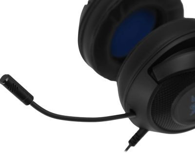 Гарнитура игровая Razer Kraken X,  для компьютера и игровых консолей, мониторные,  проводные, черный  / синий [rz04-02890200-r3m1]