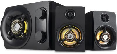 Колонки Bluetooth Oklick OK-435,  2.1,  черный [1475293]