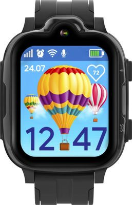Смарт-часы Кнопка Жизни Aimoto Trend,  40мм,  1.69",  черный/черный [8209921]