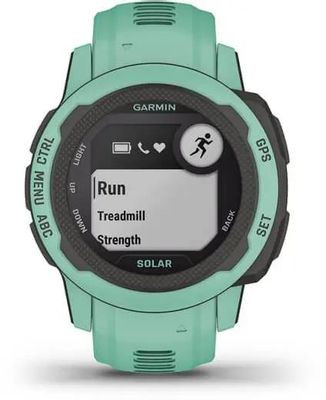 Смарт-часы Garmin Instinct 2S Solar Tactical,  20мм,  1.3",  мятный/черный/мятный [010-02564-02]