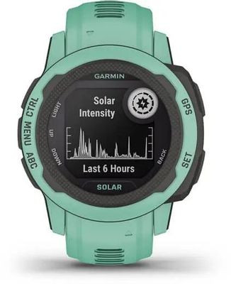 Смарт-часы Garmin Instinct 2S Solar Tactical,  20мм,  1.3",  мятный/черный/мятный [010-02564-02]