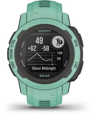 Смарт-часы Garmin Instinct 2S Solar Tactical,  20мм,  1.3",  мятный/черный/мятный [010-02564-02]