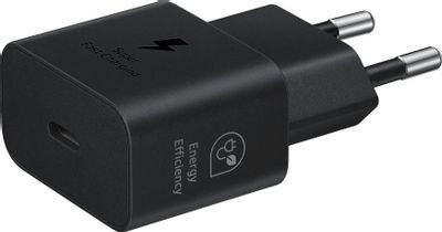Сетевое зарядное устройство Samsung EP-T2510,  USB type-C,  25Вт,  3A,  черный [ep-t2510nbegww]