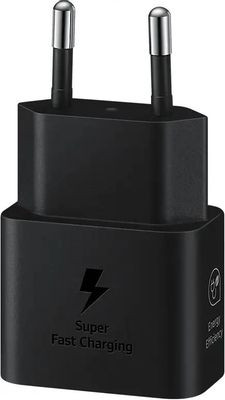 Сетевое зарядное устройство Samsung EP-T2510,  USB type-C,  25Вт,  3A,  черный [ep-t2510nbegru]