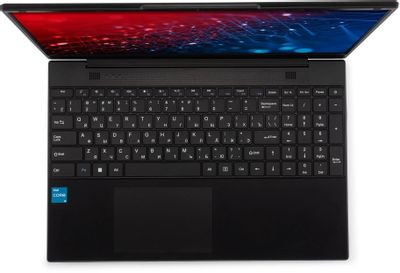 Ноутбук iRU Калибр 15TLG 15.6", 2023, IPS, Intel Core i5 1155G7 2.5ГГц, 4-ядерный, 16ГБ 512ГБ SSD,  Intel UHD Graphics  G7, Windows 11 trial (для ознакомления), черный [1914337]