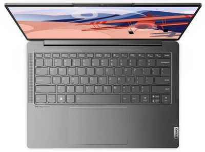 Ультрабук Lenovo Yoga Slim 6 14APU8 14", 2023, IPS, AMD Ryzen 5 7540U 3.2ГГц, 6-ядерный, 16ГБ LPDDR5, 512ГБ SSD,  AMD Radeon, Windows 11 Home, серый [82x3002trk]