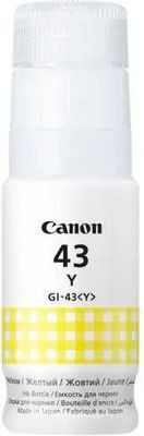 Чернила Canon GI-43Y 4689C001, для Canon, 60мл, желтый