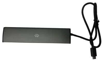 Хаб (разветвитель) Digma HUB-7U3.0-UC-G, серый