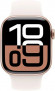Смарт-часы Apple Watch Series 10 A2997,  42мм,  белый/розовое золото [mwwj3lw/a]