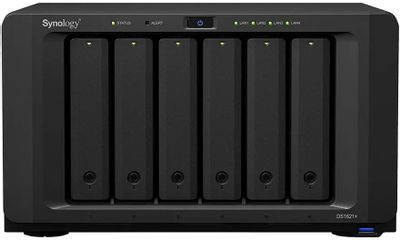 Сетевое хранилище NAS Synology Original DS1621+ 6-bay настольный Ryzen V1500B