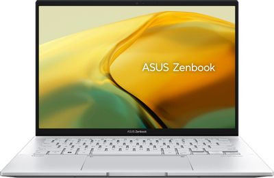 Ноутбук ASUS Zenbook 14 UX3402VA-KP697 14", IPS, Intel Core i5 13500H 2.6ГГц, 12-ядерный, 16ГБ LPDDR5, 512ГБ SSD,  Intel Iris Xe graphics, без операционной системы, серебристый [90nb10g6-m014z0]