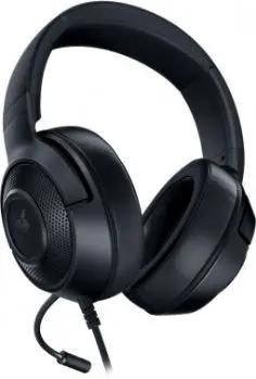 Гарнитура игровая Razer Kraken X Lite,  для компьютера и игровых консолей, мониторные,  проводные, черный [rz04-02950100-r381]