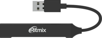 Хаб (разветвитель) Ritmix CR-4400, серый [80001681]