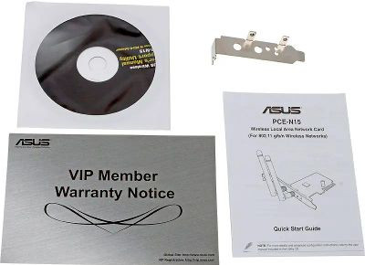 Wi-Fi адаптер ASUS PCE-N15 PCI Express Wi-Fi адаптер ASUS PCE-N15 PCI Express