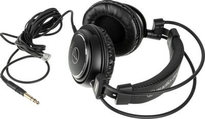 Наушники Audio-Technica ATH-AVC500, 3.5 мм, мониторные, черный [15118254]