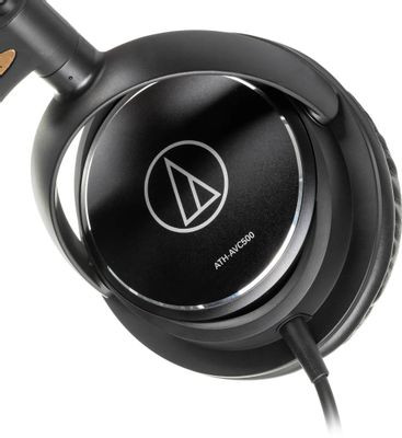 Наушники Audio-Technica ATH-AVC500, 3.5 мм, мониторные, черный [15118254]
