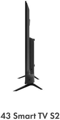 43" Телевизор HAIER Smart TV S2, 4K Ultra HD, черный, СМАРТ ТВ, Android TV