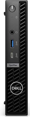 Неттоп Dell Optiplex 7020,  Intel Core i7 14700T,  DDR5 16ГБ, 512ГБ(SSD),  Intel UHD Graphics 770,  Linux Ubuntu,  черный [7020-7620]