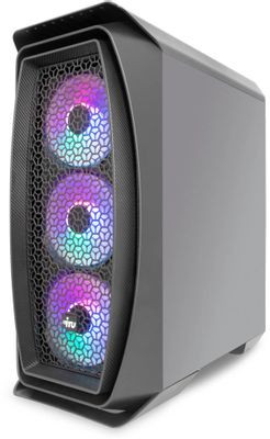 Компьютер iRU Game 510B5GMA,  AMD Ryzen 5 5600X,  DDR4 16ГБ, 1ТБ(SSD),  AMD Radeon RX 6650XT - 8 ГБ,  Free DOS,  черный [1993474]