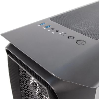 Компьютер iRU Game 520B5GMA,  AMD Ryzen 5 5600X,  DDR4 16ГБ, 1ТБ,  250ГБ(SSD),  AMD Radeon RX 6500XT - 4 ГБ,  Free DOS,  черный [1678113]