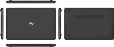 Ноутбук iRU Калибр 15CLG1 15.6", IPS, Intel Core i3 10110U 2.1ГГц, 2-ядерный, 8ГБ 1ТБ,  Intel UHD Graphics, Free DOS, черный [1882285]
