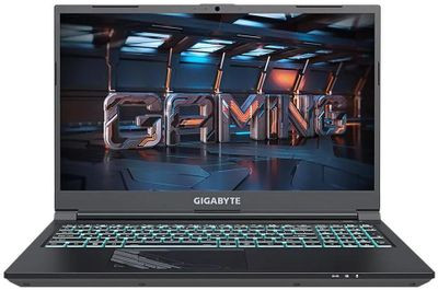 Ноутбук игровой Gigabyte G5 15.6", 2023, IPS, Intel Core i7 13620H 2.4ГГц, 10-ядерный, 16ГБ DDR5, 512ГБ SSD,  NVIDIA GeForce  RTX 4060 для ноутбуков - 8 ГБ, Free DOS, черный [kf5-h3kz353sd]
