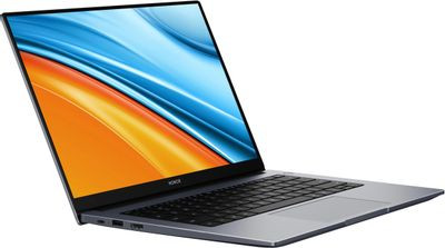 Ноутбук Honor MagicBook 14 NMH-WFQ9HN 14", IPS, AMD Ryzen 5 5500U 2.1ГГц, 6-ядерный, 16ГБ DDR4, 512ГБ SSD,  AMD Radeon, Free DOS, серый [5301afwf]