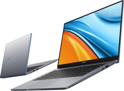 Ноутбук Honor MagicBook 14 NMH-WFQ9HN 14", IPS, AMD Ryzen 5 5500U 2.1ГГц, 6-ядерный, 16ГБ DDR4, 512ГБ SSD,  AMD Radeon, Free DOS, серый [5301afwf]